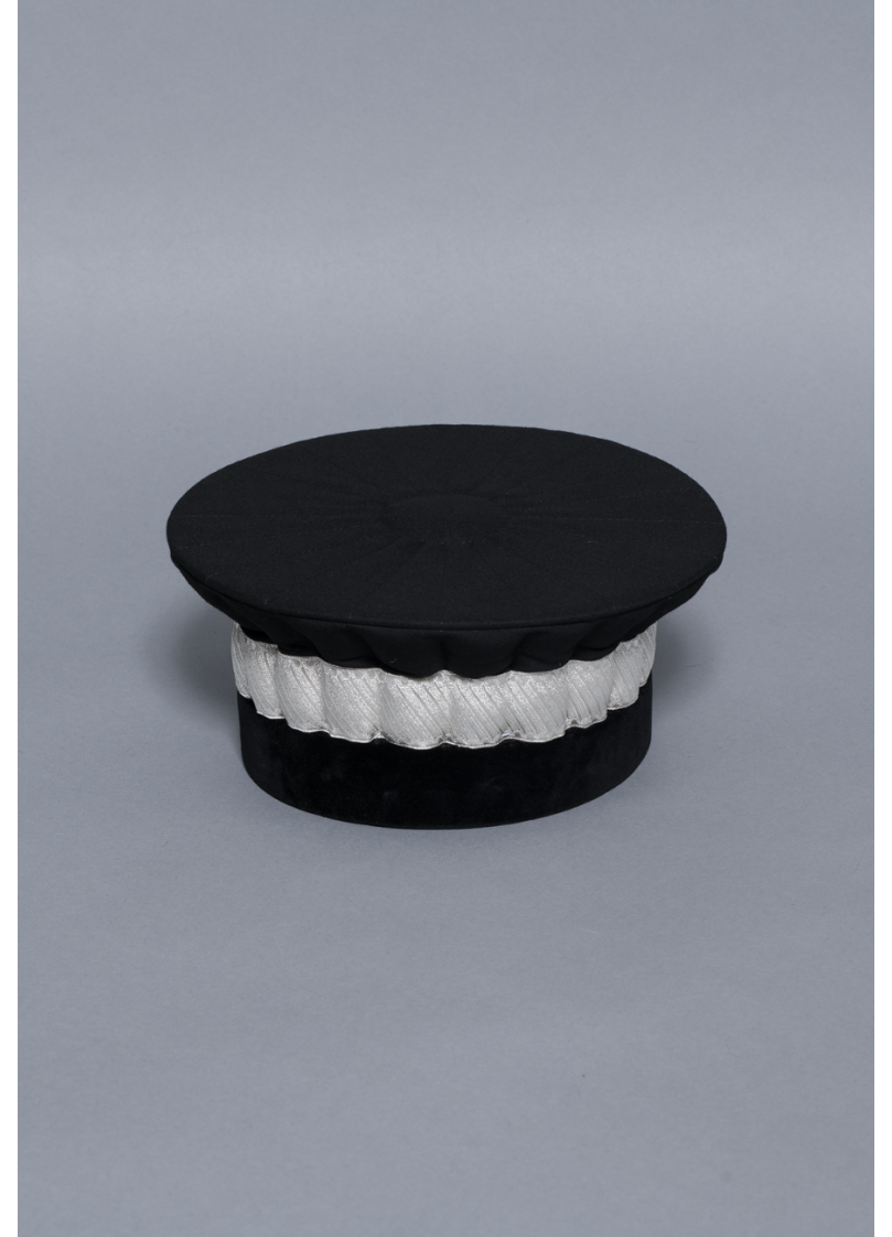 Toque en Laine 1 galon argent Toque en Laine 1 galon argent