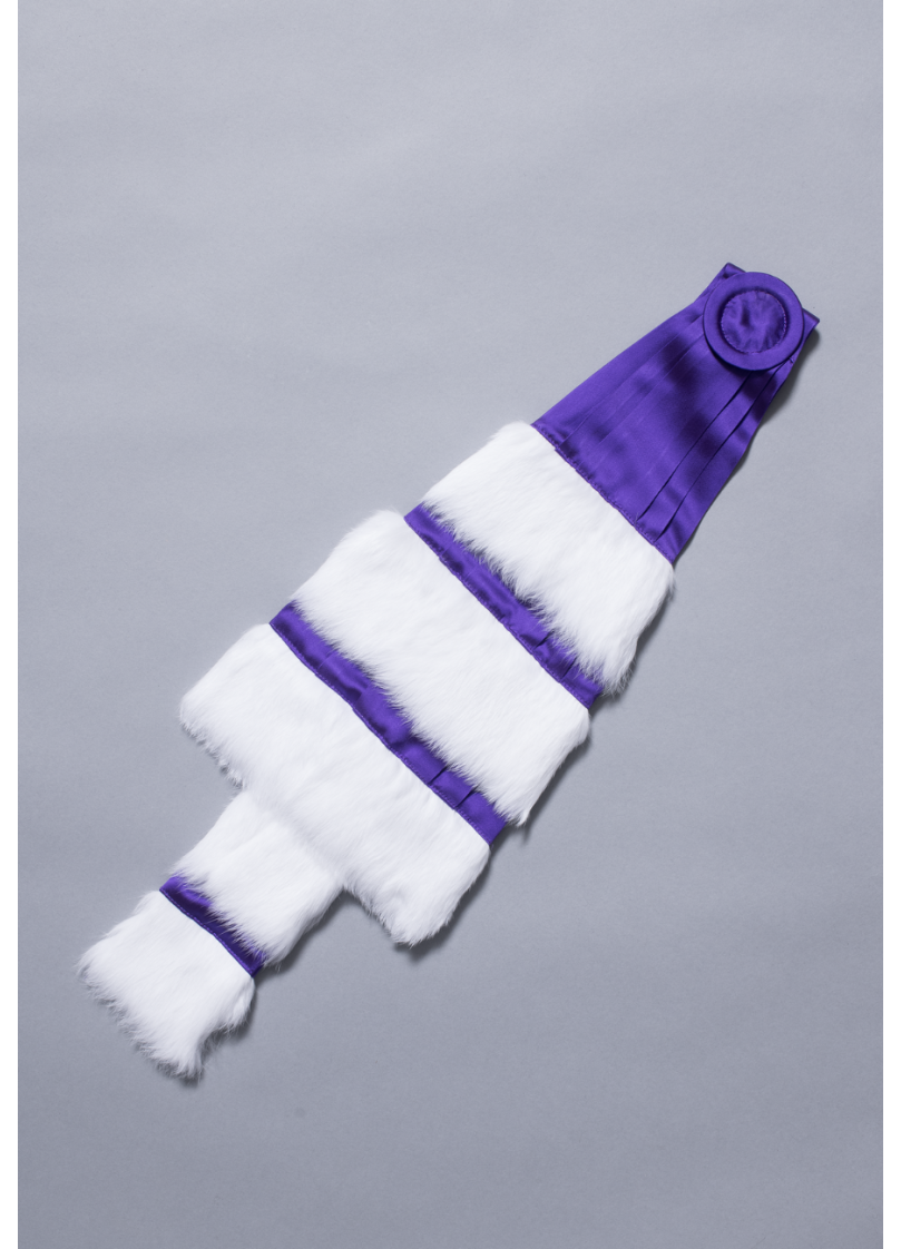 Epitoge Violette 3 rangs Lapin Epitoge Violette 3 rangs Lapin