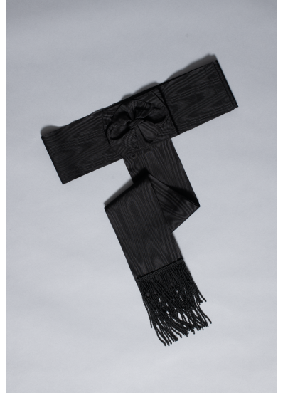 Ceinture Moirée Noire