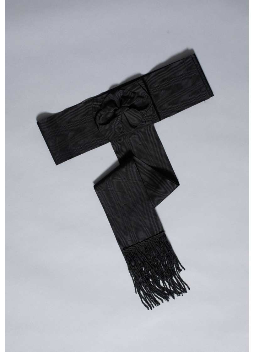 Ceinture Moirée Noire Ceinture Moirée Noire