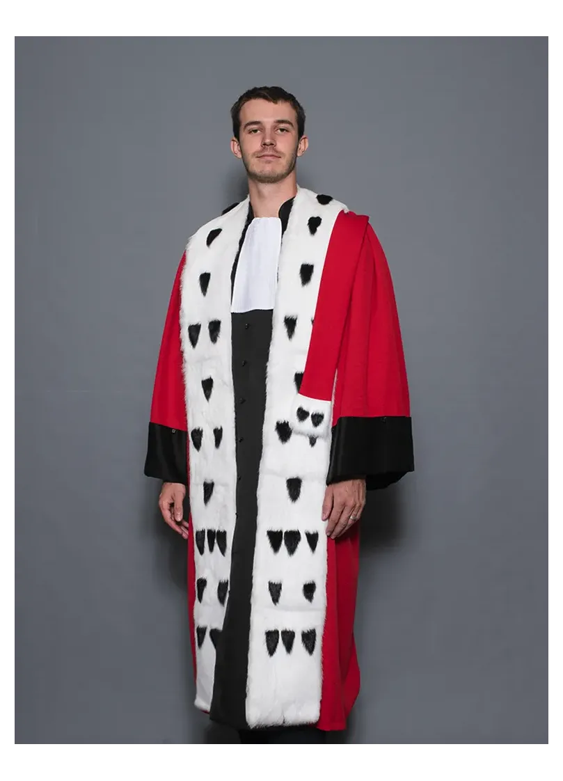 Robe Magistrat rouge Herminée Cour d'Appel - L'Essentielle Robe Magistrat rouge Herminée Cour d'Appel - L'Essentielle